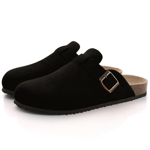 Winona Langley | Suede Slip-On Mules