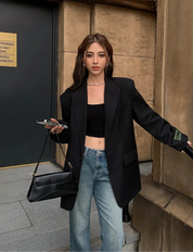 Amélie Laurent | Oversized Blazer Dress