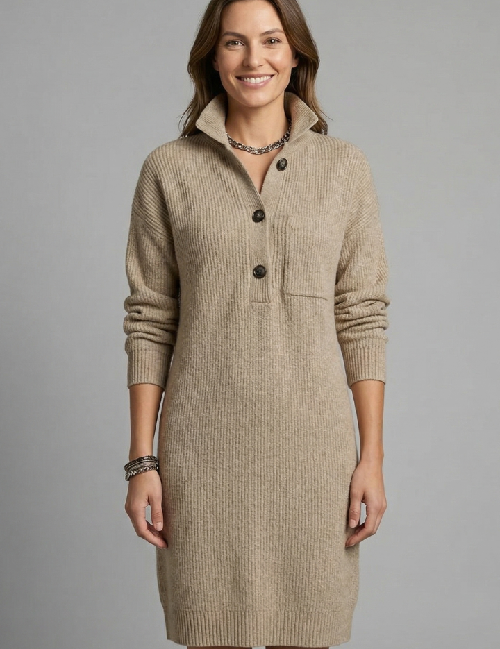 Felicity Brown | dzianinowa sukienka midi typu jumper
