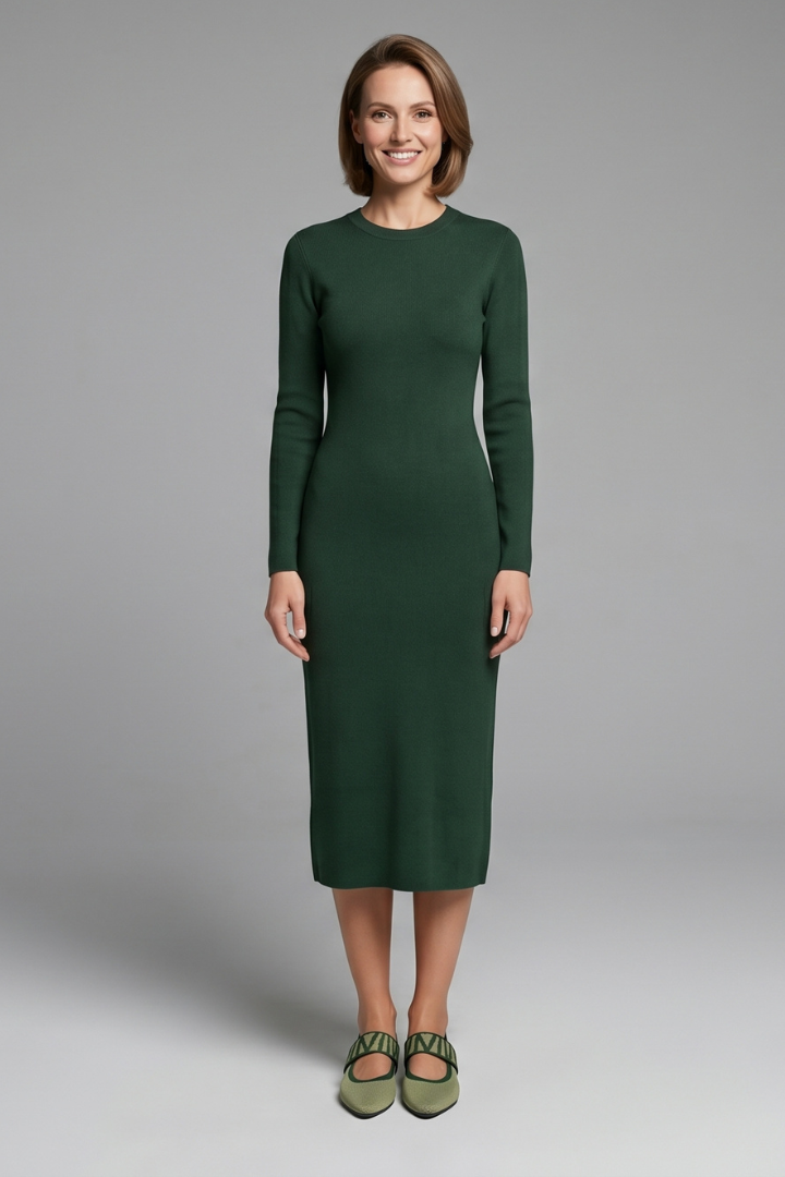 Millicent Hall | Mary Jane Knit Flat Shoes with Signature Strap