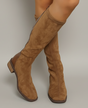 Marina Ashcroft | Brown Suede Knee-High Boots