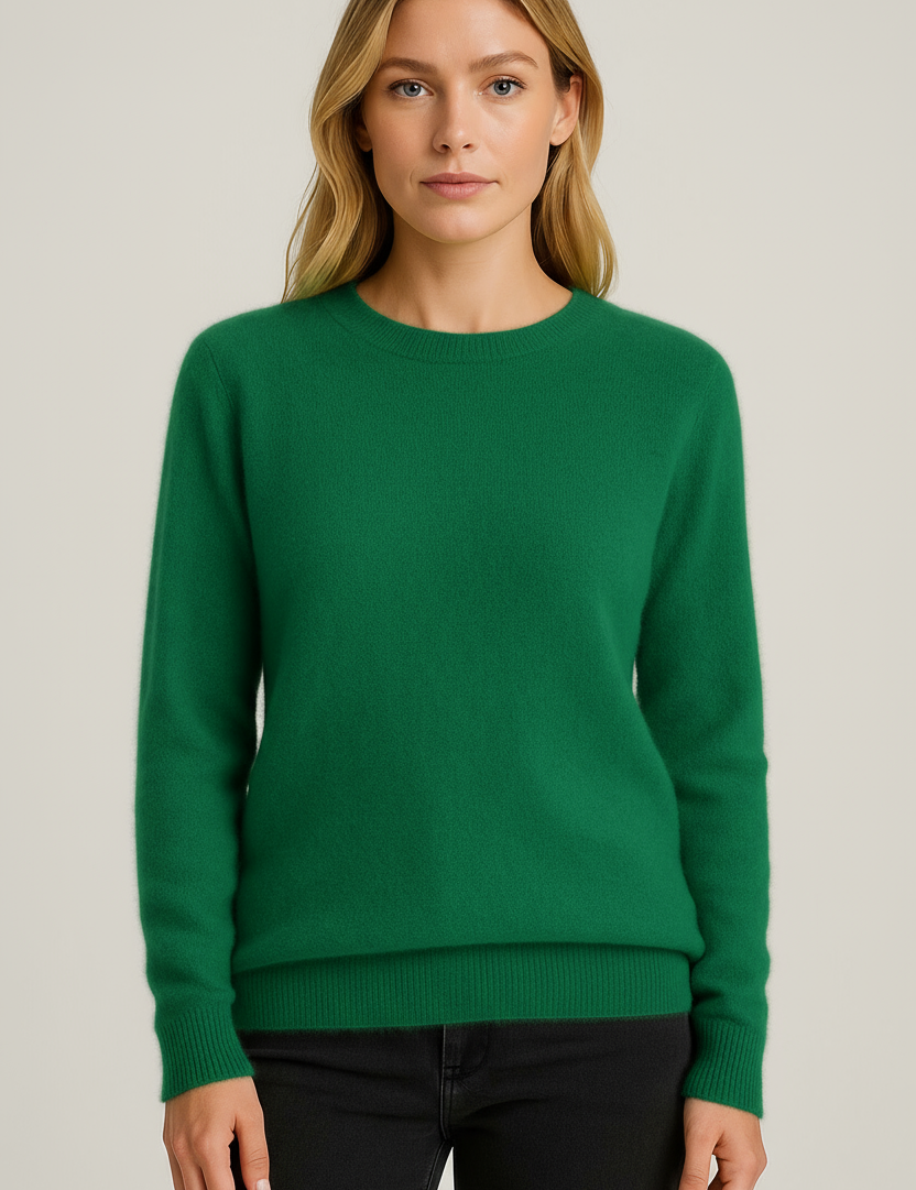 Freya Harper | Classic Crewneck Cashmere Sweater