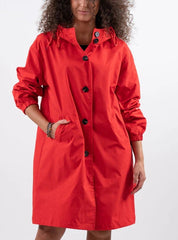 Philippa Sandford | Imperméable long à capuche résistant à l’eau