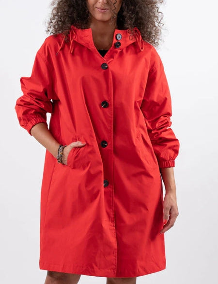 Philippa Sandford | Imperméable long à capuche résistant à l’eau