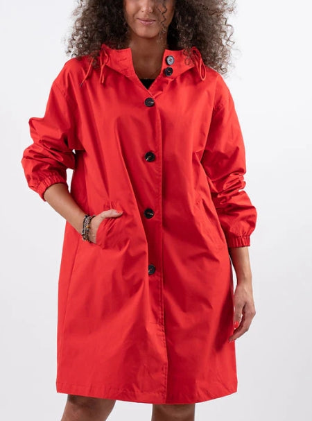 Philippa Sandford | Imperméable long à capuche résistant à l’eau