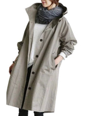 Philippa Sandford | Imperméable long à capuche résistant à l’eau