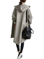 Philippa Sandford | Imperméable long à capuche résistant à l’eau