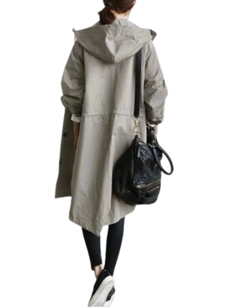 Philippa Sandford | Imperméable long à capuche résistant à l’eau