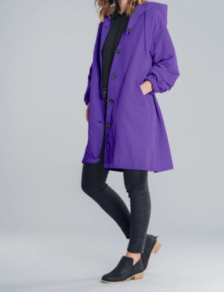 Philippa Sandford | Imperméable long à capuche résistant à l’eau