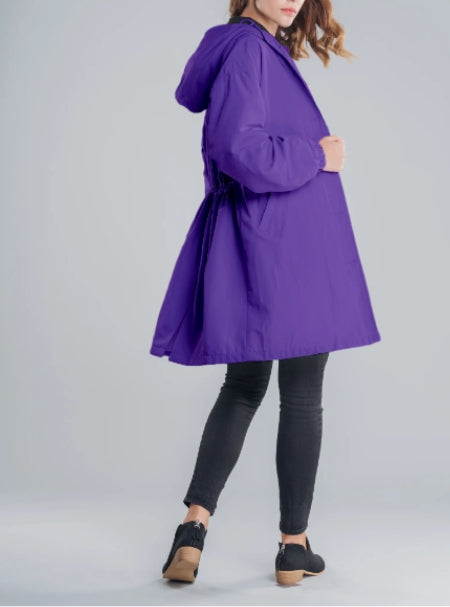 Philippa Sandford | Imperméable long à capuche résistant à l’eau