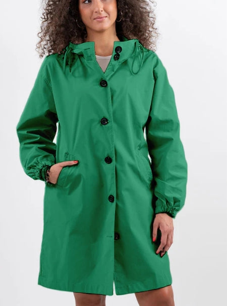 Philippa Sandford | Imperméable long à capuche résistant à l’eau