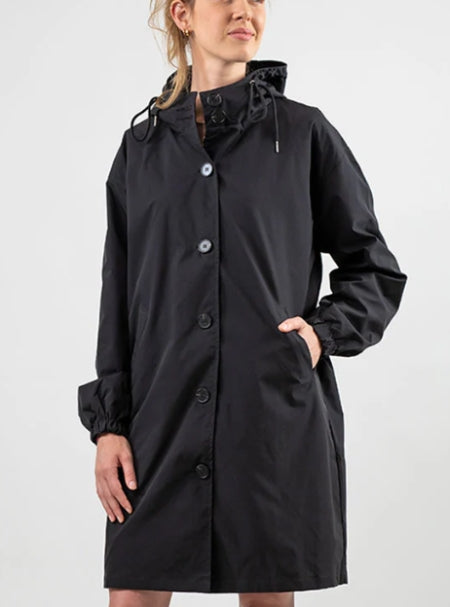 Philippa Sandford | Imperméable long à capuche résistant à l’eau