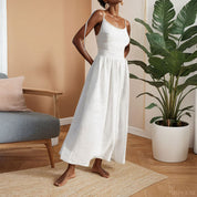 Vivienne Cole | Linen Maxi Dress