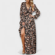 Harlow Monroe | Floral Tiered Maxi Dress