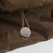 Imogen Clarke | Cropped Puffer Vest With Luxe Collar For Women