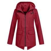 Harriet Calloway | Hooded Long Rain Jacket With Minimalist Finish