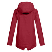 Harriet Calloway | Hooded Long Rain Jacket With Minimalist Finish