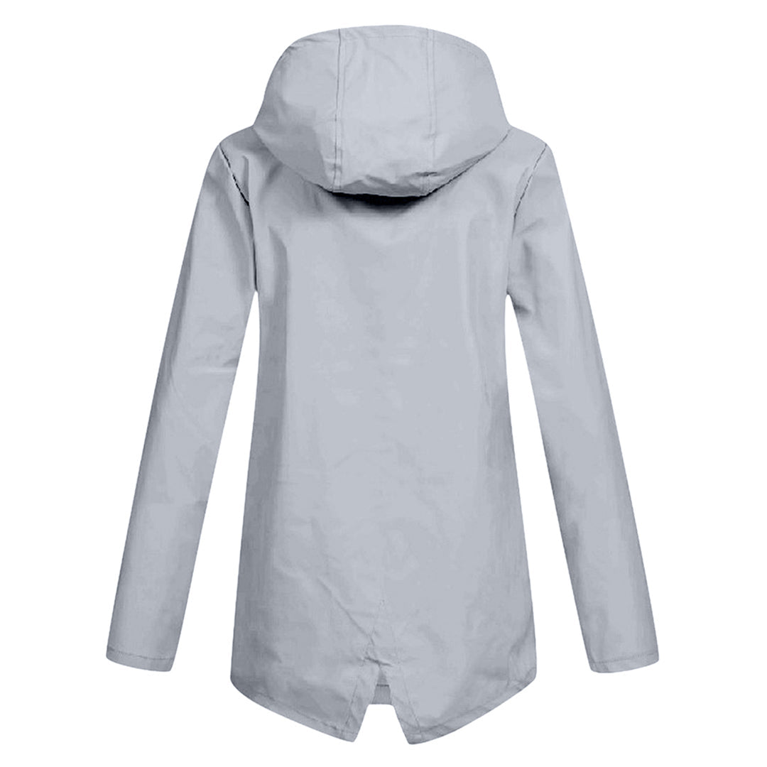 Harriet Calloway | Hooded Long Rain Jacket With Minimalist Finish