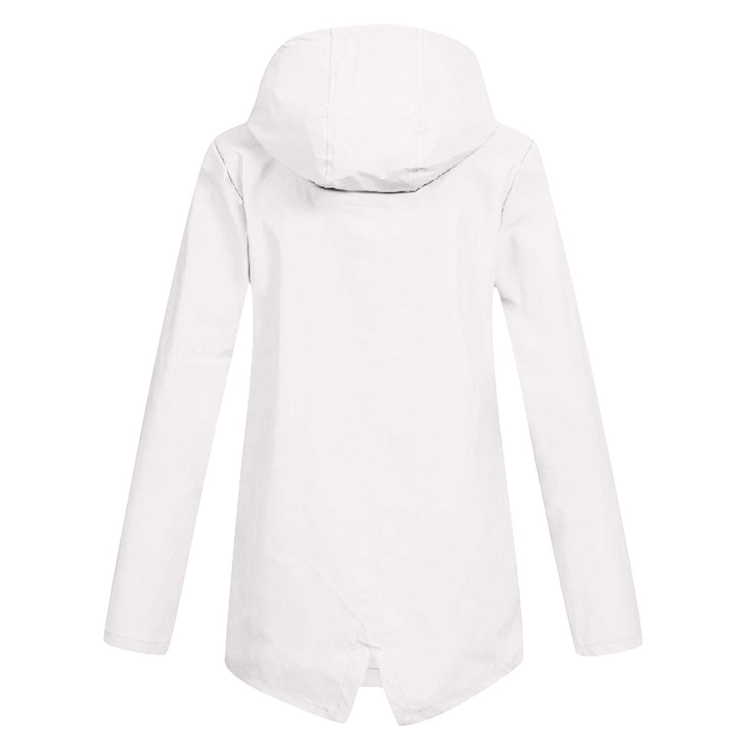 Harriet Calloway | Hooded Long Rain Jacket With Minimalist Finish