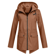 Harriet Calloway | Hooded Long Rain Jacket With Minimalist Finish