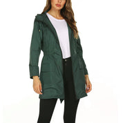 Felicity Marsden | Hooded Rain Jacket Women Waterproof Longline