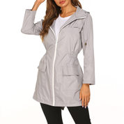 Felicity Marsden | Hooded Rain Jacket Women Waterproof Longline