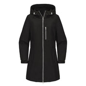 Clara Vance | Hooded Rain Jacket For Women – Waterproof Longline