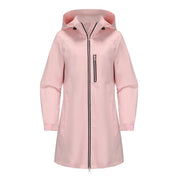 Clara Vance | Hooded Rain Jacket For Women – Waterproof Longline