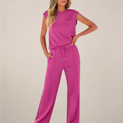 Hazel Carrington | Sleeveless Loungewear Set