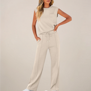 Hazel Carrington | Sleeveless Loungewear Set