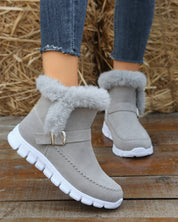 Phoebe Bennett | Bottines d’hiver fourrées à la cheville avec détail à boucle
