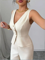 Felicity Voss | White Co-ord Set