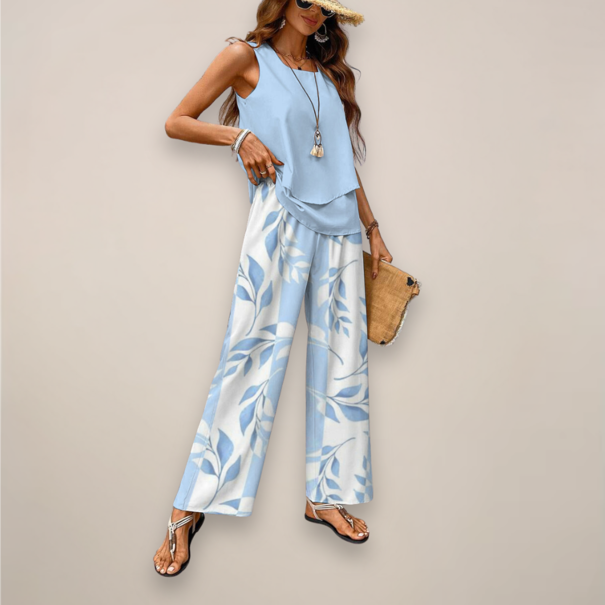 Emery Whitfield | Floral Pant Set