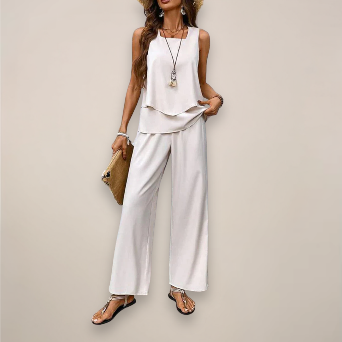 Emery Whitfield | Floral Pant Set