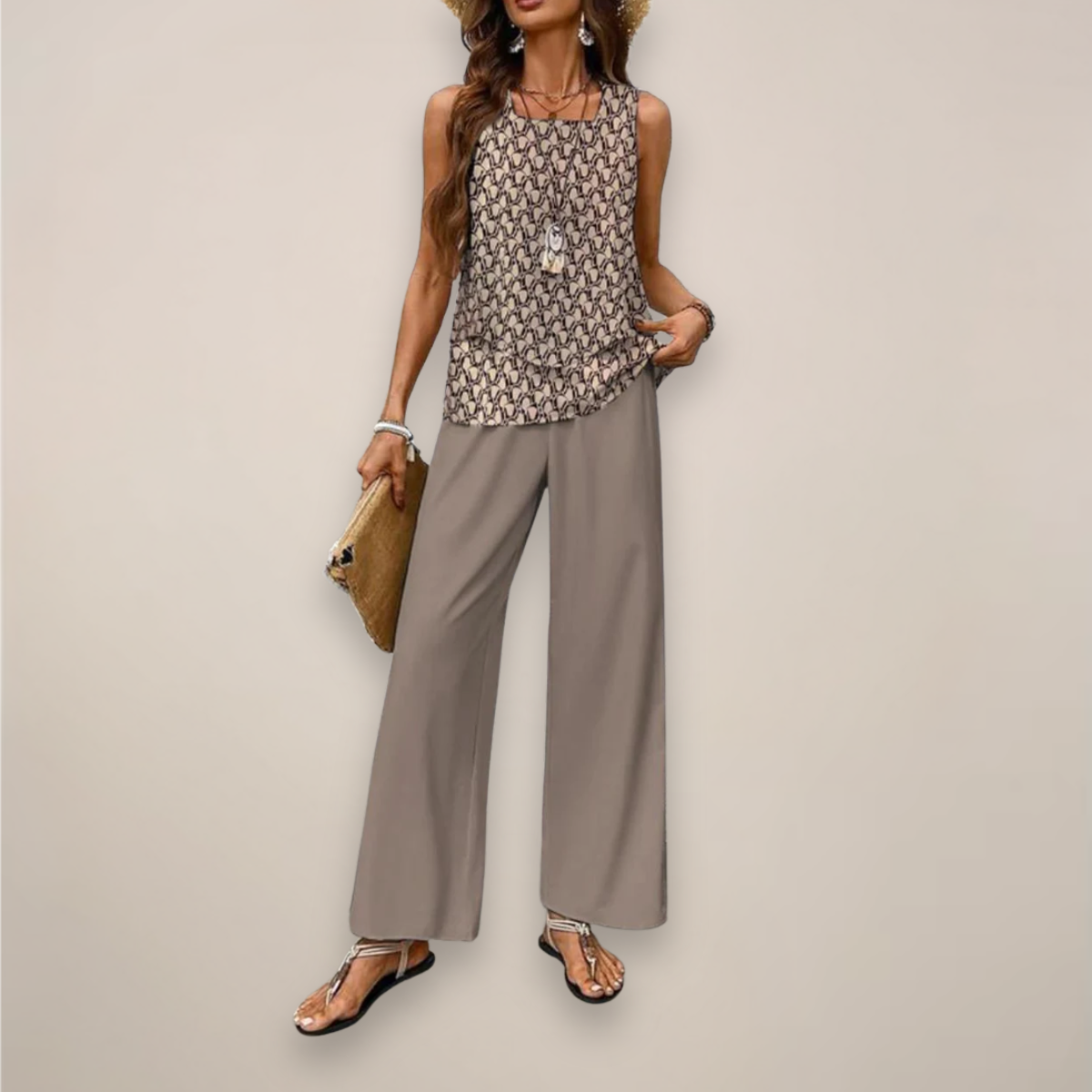 Emery Whitfield | Floral Pant Set