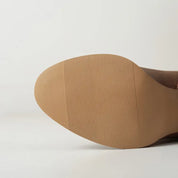 Juliana Stone | Khaki Knee-High Western Boots