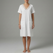 Wren Harper | White V-neck Dress