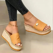 Xandra Holt | Espadrille Wedge Sandals