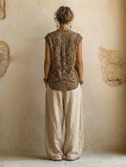 Astrid Holloway | Relaxed Three-Piece Layered Linen Set
