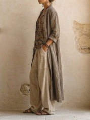 Astrid Holloway | Relaxed Three-Piece Layered Linen Set