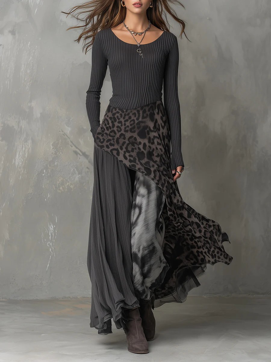 Rosalyn Ashwood | Elegancka sukienka maxi o dopasowanym kroju