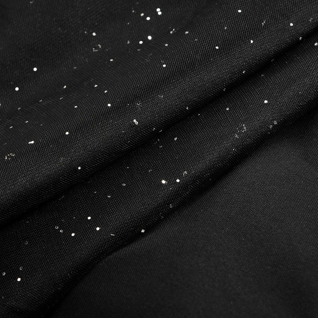 Yara Ellison | Black Sequin Detail Jumpsuit