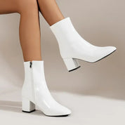 Yvette Collins | Block Heel Ankle Boots