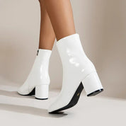 Yvette Collins | Block Heel Ankle Boots