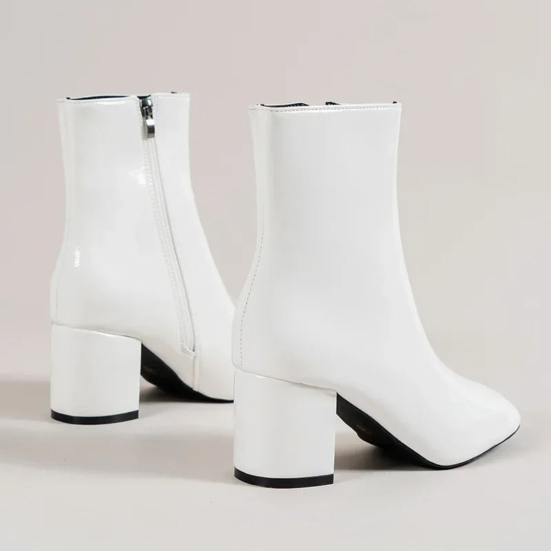 Yvette Collins | Block Heel Ankle Boots