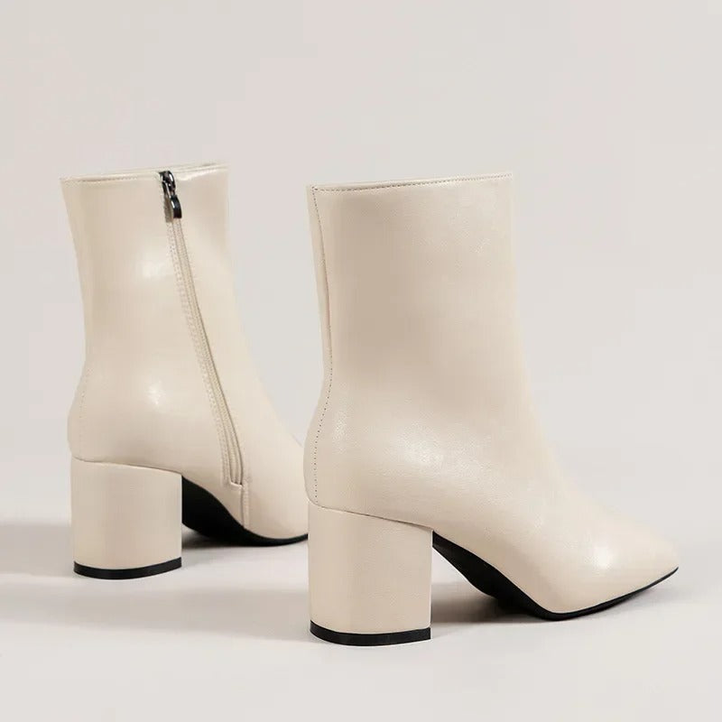 Yvette Collins | Block Heel Ankle Boots