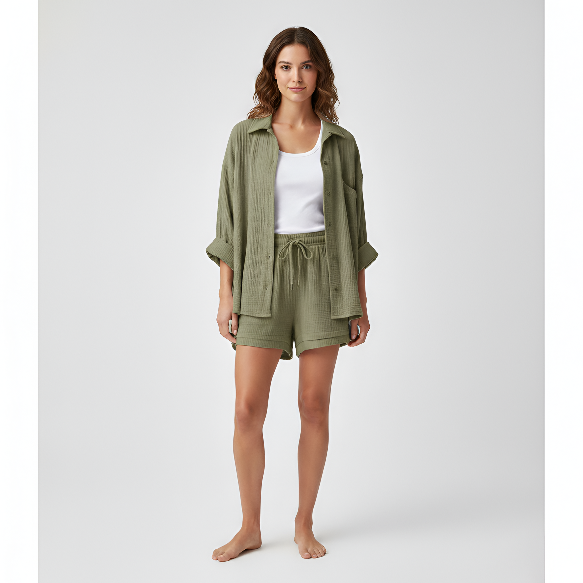 Yvonne Lancaster | Shirt and Shorts Set