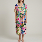 Zinnia Holloway | Floral Midi Summer Dress