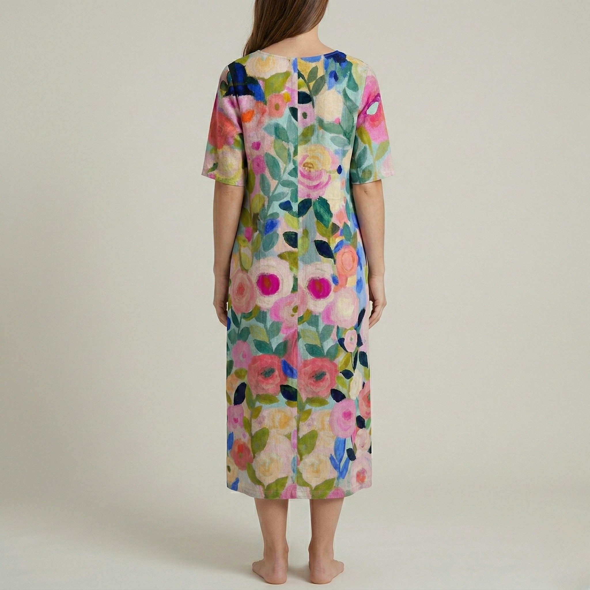 Zinnia Holloway | Floral Midi Summer Dress