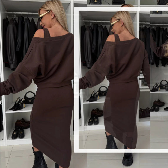 Zoella Dawson | 2-Piece Set Midi Dress and Sweater